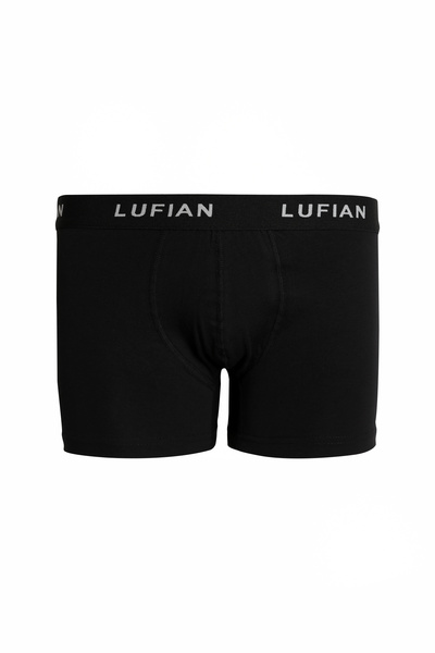 Lufian Dany Erkek Pamuklu Boxer Siyah