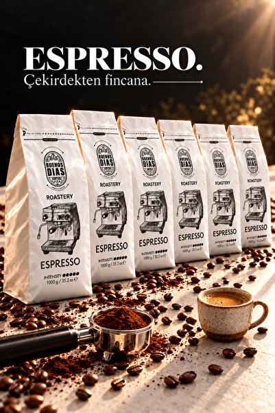 Buenos Dias Espresso Fırsat Paketi | 6 x 1000 g | 6'lı Paket