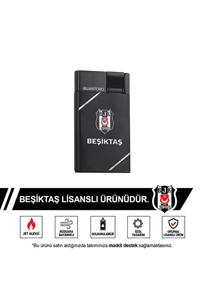Beşiktaş Premium Jet Kutulu Taraftar Çakmak QT-3