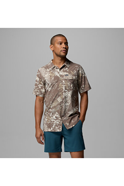 Columbia Tech Trail Utility Printed Woven Erkek Kısa Kollu Gömlek