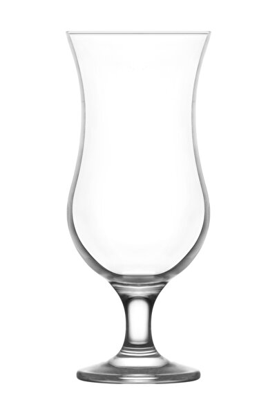 LAV Fiesta Cam Kokteyl Bardağı 6'lı 390 ml (Meşrubat/Smoothie /Milkshake/Soğu...