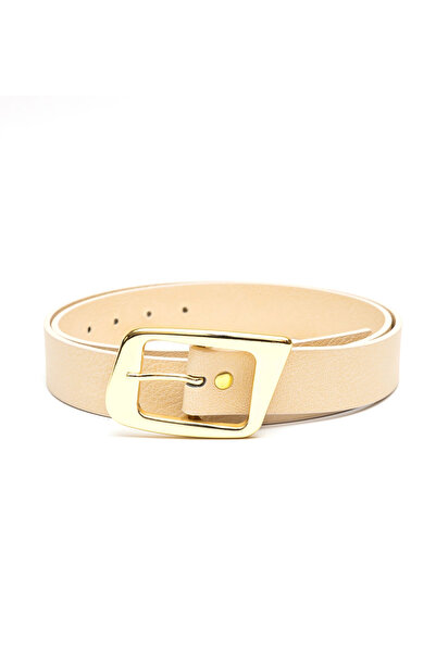 marisha Women's Gold Buckle Belt Casual Combination Pants Dress Belt