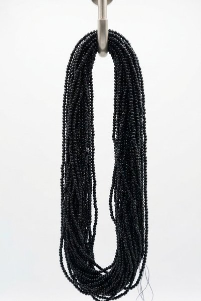 hobi dünyası evim 1 Dizi 3 mm Siyah İnci Boncuk Nakış Yazma Takı Aksesuar Bil...