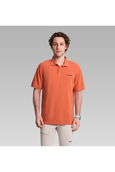 Columbia 9180091851CS0214 Bordo Normal Düz Erkek Polo T-Shirt