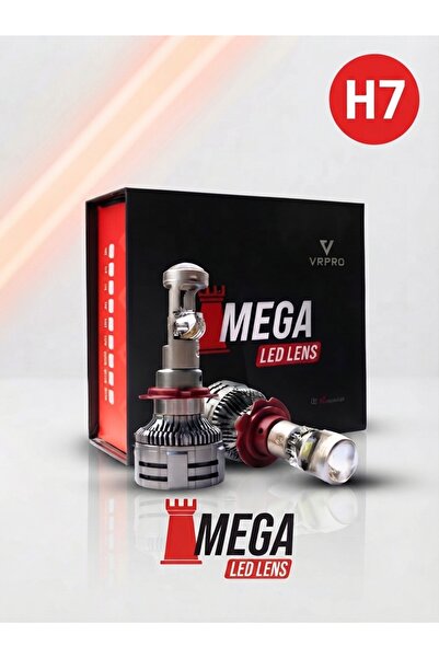 iq elektronik Vr Pro H7 Mega Mercekli Led Far Ampülü 22 Bin Lümen 75w