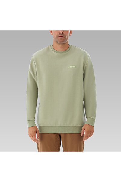 Columbia Erkek Columbia CSC M GEM Label Crewneck Sweatshirt - Yeşil