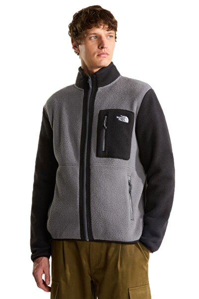 THE NORTH FACE M Yumiori Full Zip Men's Outdoor Fleece Jacket Nf0A883Rrpi1 Gray