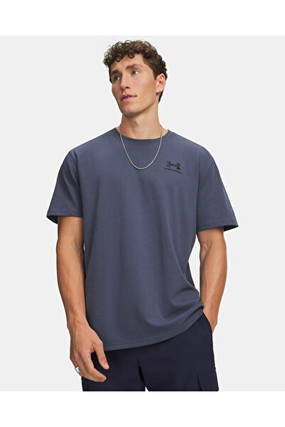 Under Armour Men's Short Sleeve T-Shirt Ua m Logo Emb Heavyweight Ss 1373997-045