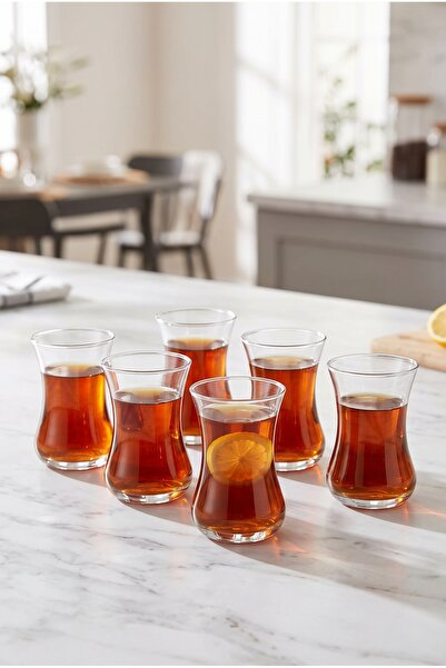 Paşabahçe 6'lı İnce Belli Çay Bardağı 125 cc