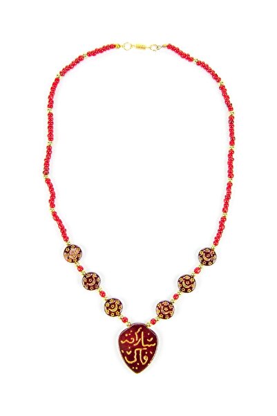 ihvan online Agate Written Necklace