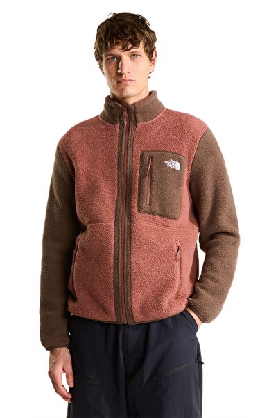 THE NORTH FACE M Yumiori Full Zip Men's Outdoor Fleece Jacket Nf0A883Rtf01 Brown
