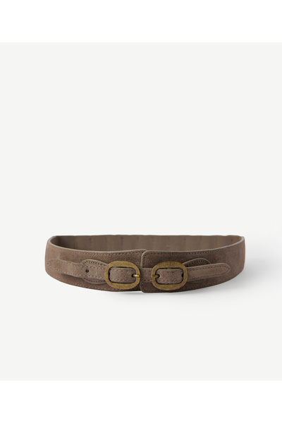 Yargıcı Suede Elastic Waist Belt