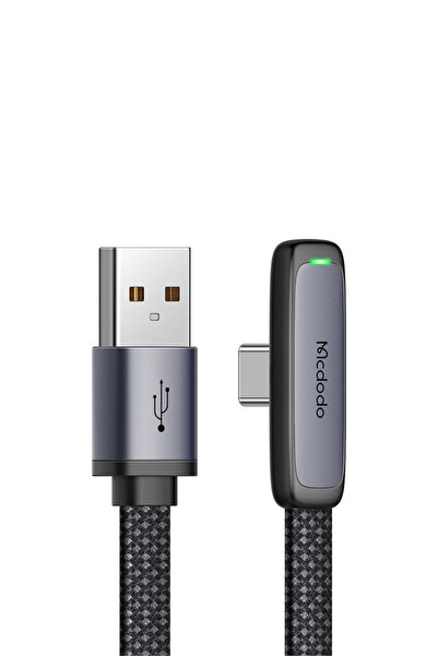 Mcdodo CA-3340 TYPE-C 100W 90° AÇILI HIZLI ŞARJ & DATA KABLOSU 6A 1.2M