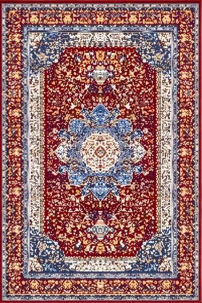 Al Kaffary Carpet Alkaffary Narihan Area Rug, Elegant Red, 160 x 230 cm