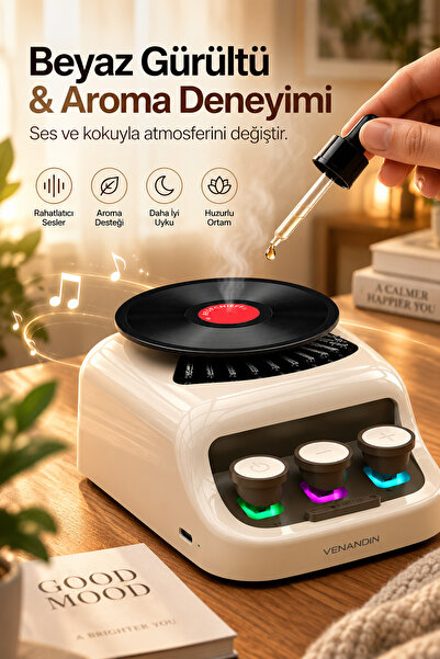 Venandin GROMO Z18 Bluetooth Hoparlör 5W RGB Işıklı, 20 Uyku Sesli