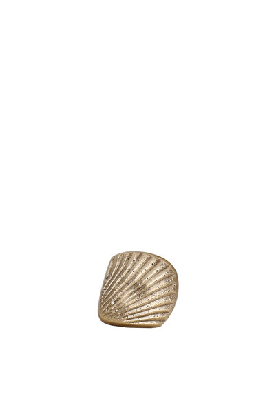 Yargıcı Seashell-Shaped Brass-Coated Drawer Handle (5X5X5 cm)