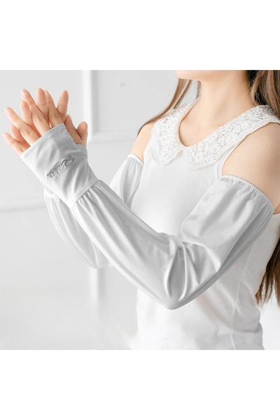 Choice R letter - gray Summer Women's Thin Loose and Breathable Ice Silk Outd...