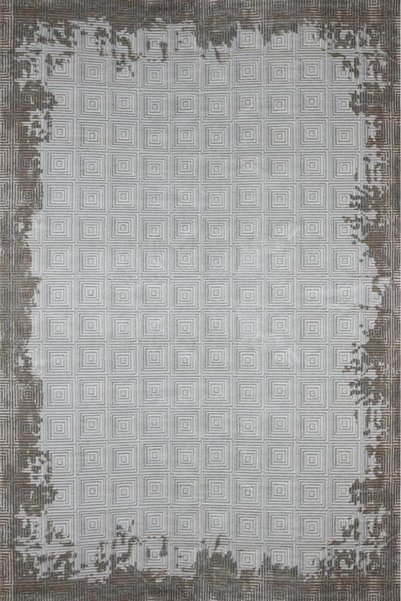 Al Kaffary Carpet سجادة نورينا هندسية بنية من الألكافاري، فاخرة وعصرية، مناسب...