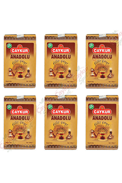 Çaykur ANADOLU FİLİZ ÇAYI 400 GR KUTU AMBALAJ SİYAH DÖKME ÇAY
