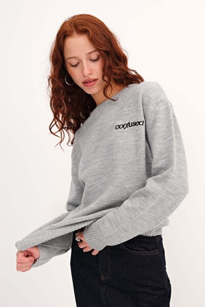 Addax Crew Neck Knitwear Sweater K3492
