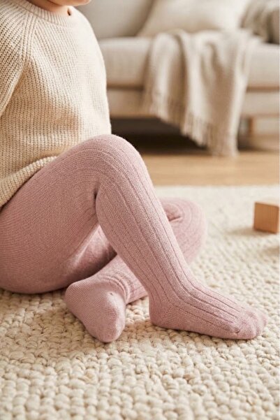LOVE MAXX KIZ VE ERKEK BEBEK İÇİN KÜLOTLU ÇORAP ÇİZGİLİ DESEN KAŞKORSE 0-36 A...