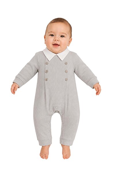 Bistyle Organic Bootless Jumpsuit Gray