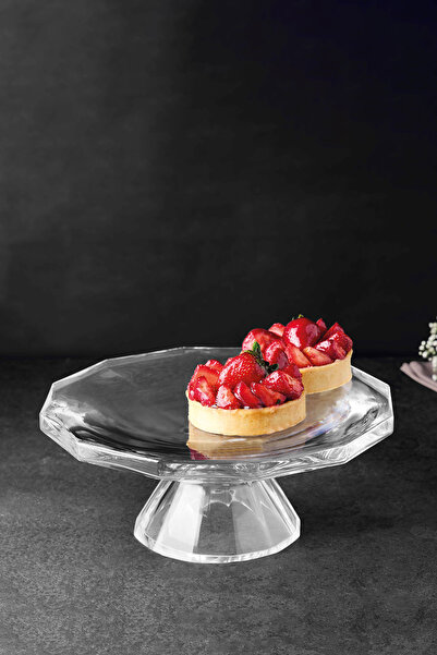 Paşabahçe "Torte" Ayaklı Servis Tabağı 25 cm
