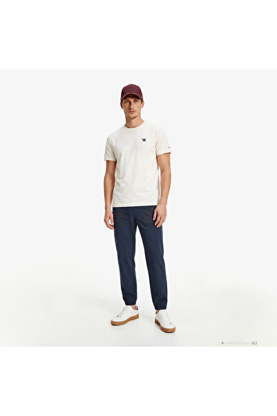 Tommy Hilfiger Mixed Media Erkek Lacivert Eşofman Altı