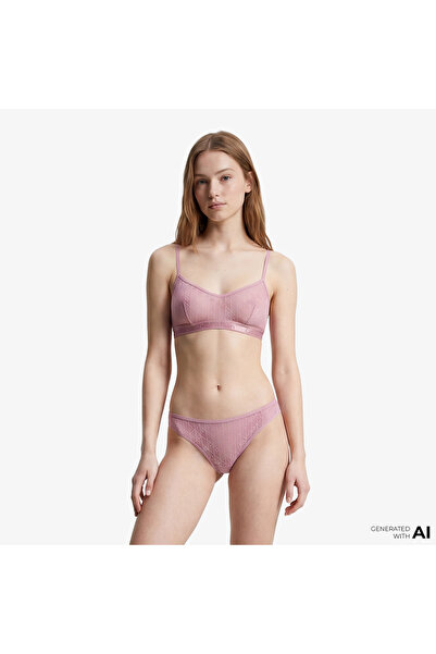Calvin Klein Unlined Kadın Pembe Bra