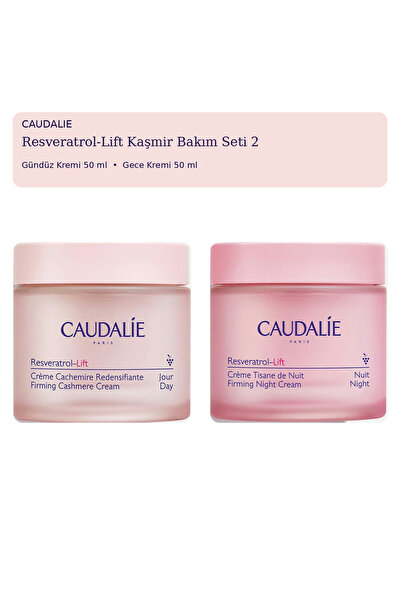 Caudalie Resveratrol Kaşmir Bakım Seti 2 | Gece Krem - Gündüz Kremi Orijinal ...