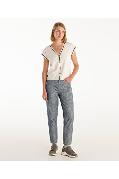 Yargıcı Normal Waist Straight Fit Denim Trousers
