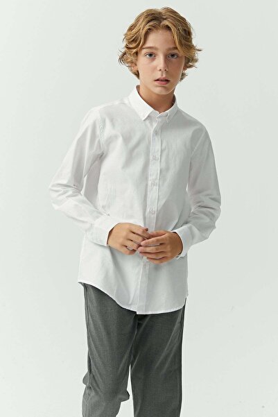 PAULMARK Boy's Long Sleeve Regular Shirt