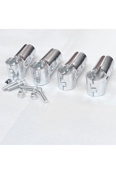 Choice 4pcs 4pcs T-Shape 25mm Round Tube Connector Stainless Steel Fence Fixe...