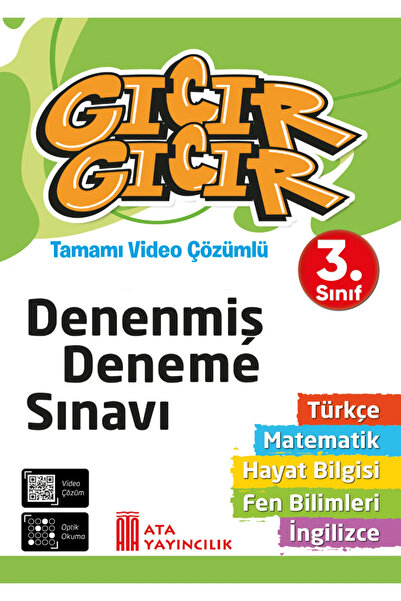 Ata Yayıncılık 3. Sınıf Gıcır Gıcır Tüm Dersler Denenmiş 7'li Deneme Sınavı