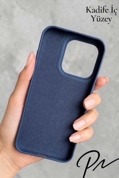 ProNorth iPhone 16 Pro Compatible Case with Logo Launch Soft Velvet Inside Silicone Cover