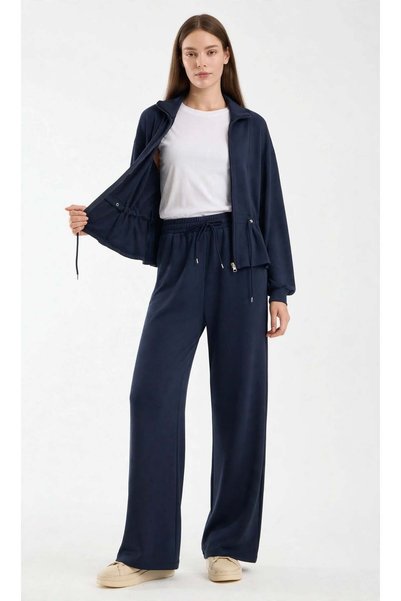 MAİMODA Women's Peplum Detailed Modal Tracksuit Set