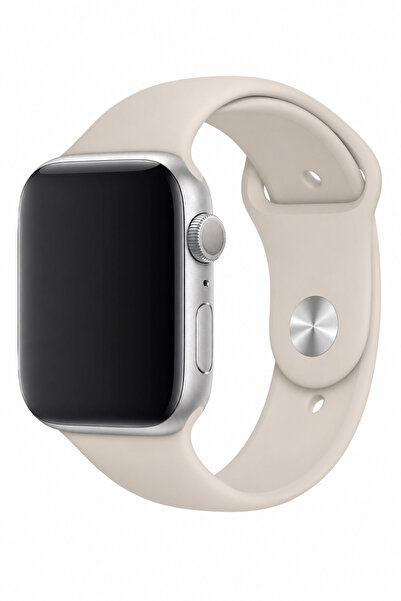 Alstrap Apple Watch 12-11-10(46mm)9 8 7(45mm)6 5 4 SE (44mm) Uyumlu Silikon K...