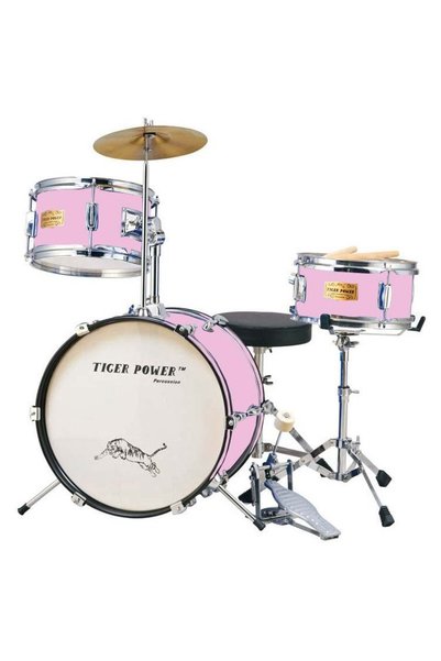 TIGER POWER Pembe Çocuk Davulu JR30CPKC