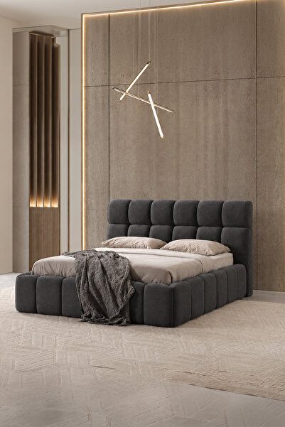 İYENA HOME LİVİNG Puffy Çift Kişilik Modern Karyola 160 x 200 cm