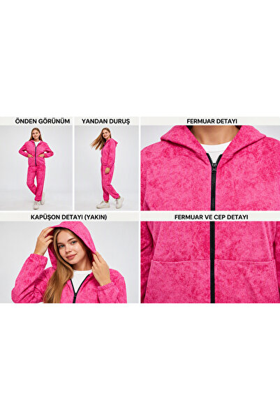 Avones Women's Tracksuit Set with Hooded Zipper, Acid Wash, Tie-Dye Pattern, ...