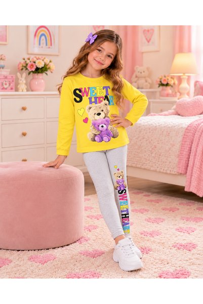 Trg Cotton Combed Cotton Girl's Set