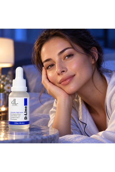 dl d line laboratories Night Care serum, with Collagen support, Desetek to skin appearance