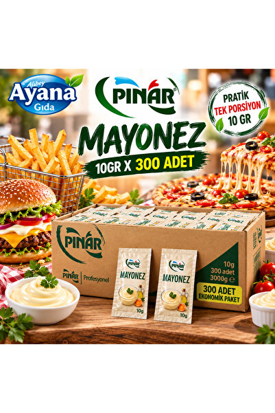 Pınar Poşet Mayonez 10gr x 300 adet