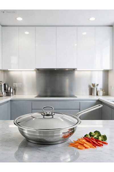 Hascevher Gastro 22 cm Kapaklı Tava