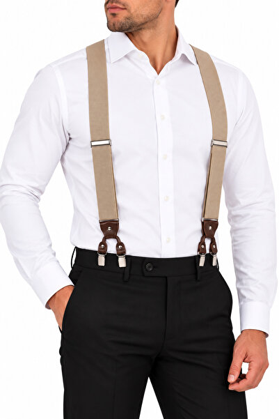 ELROZO Erkek Pantolon Askısı 6 Klips Modeli