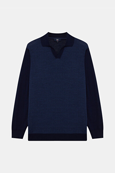 W Collection KOYU MAVİ KAZAK