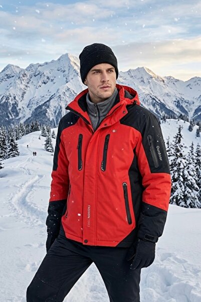 MODA Fashion Erkek Termal Mont İthal -30C Kadar Koruma Sağlar Su Geçirmez Gor...