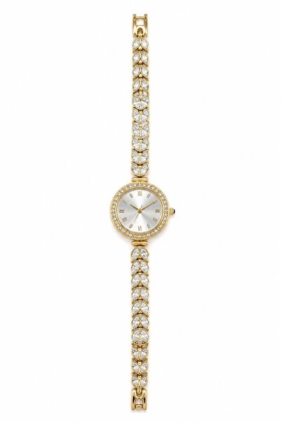Juuuj Lightweight Stainless Steel Material with Gold Metal and Stone Strap Da...