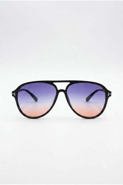 Juuuj Black Lightweight Frame with Blue Lenses Classic Drop Model Protective ...