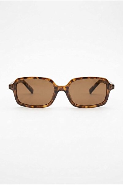 Juuuj Brown Light Bone Texture Minimal Retro Rectangular Shape Comfortable Fr...